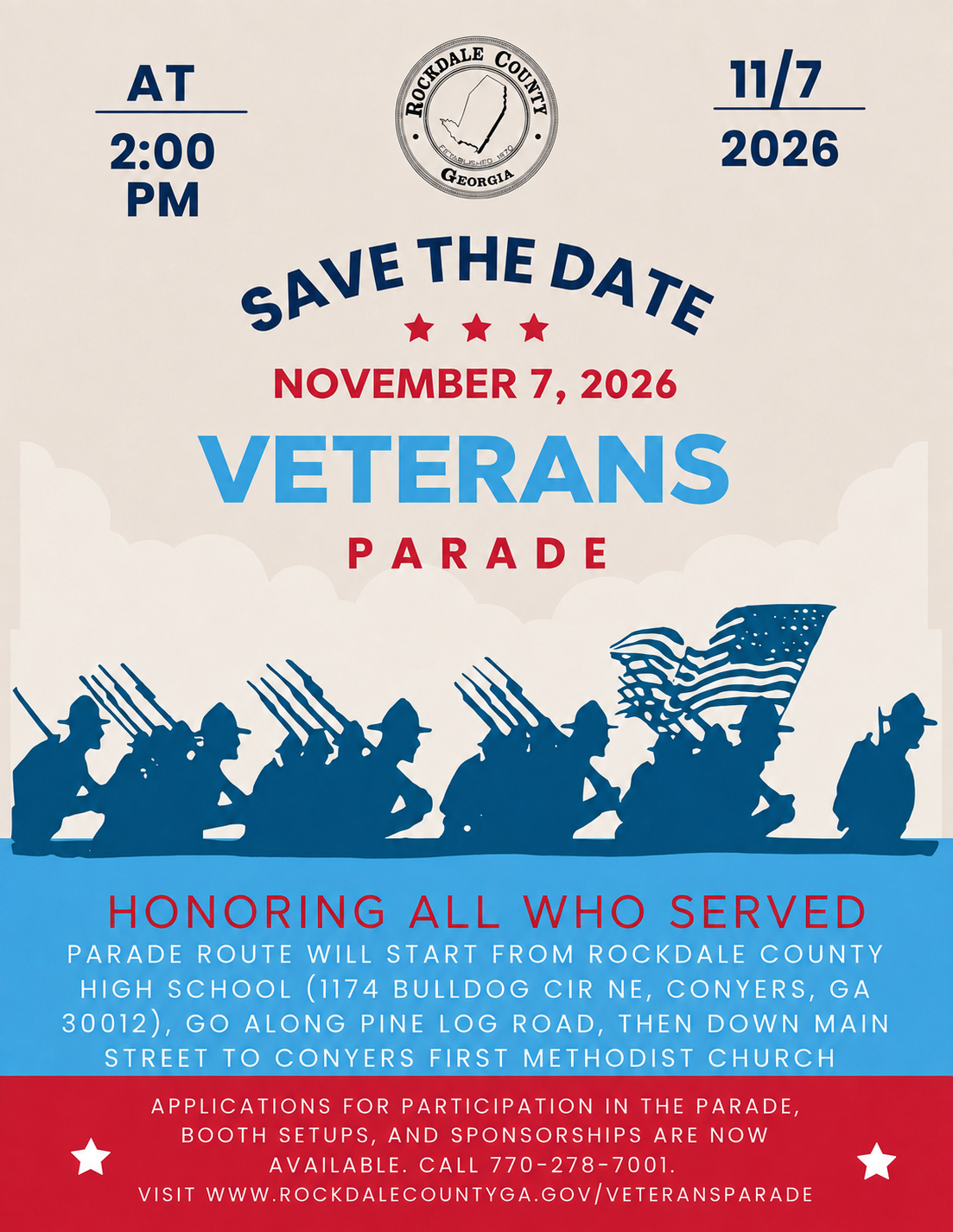 Rockdale Veterans Parade