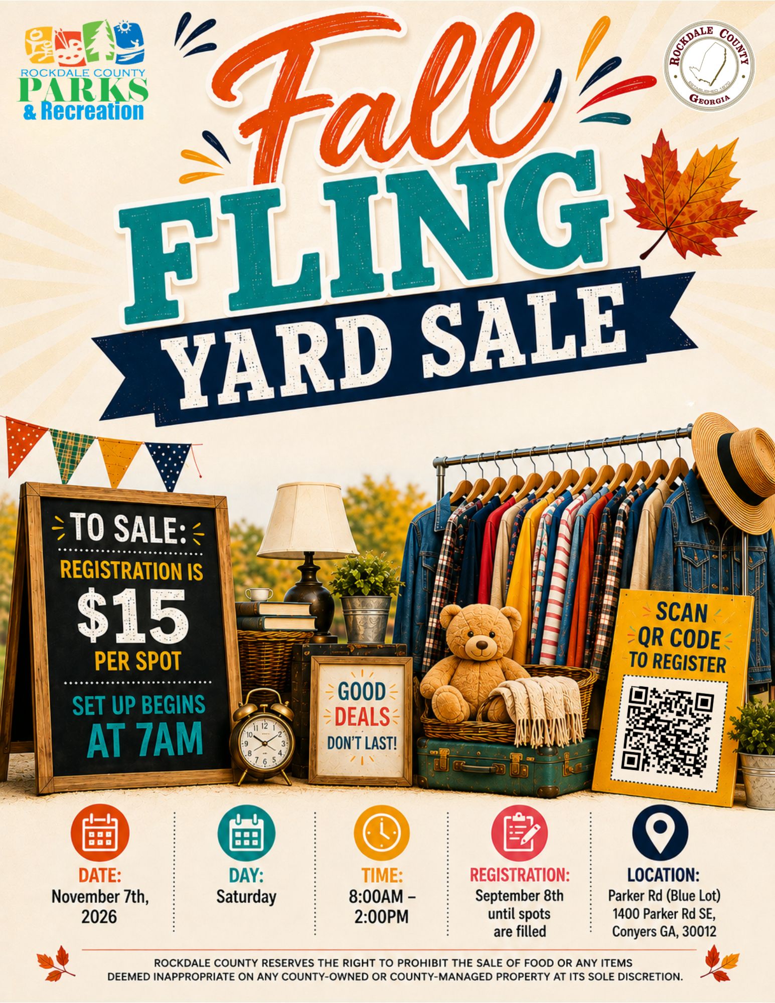 Fall Fling Yard Sale